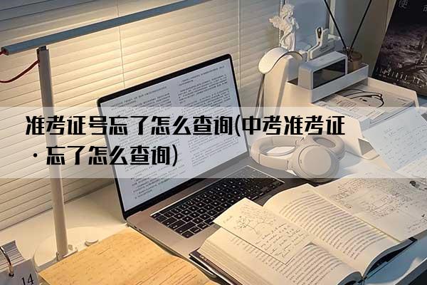 准考证号忘了怎么查询(中考准考证号忘了怎么查询)