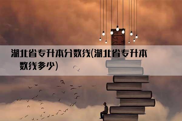 湖北省专升本分数线(湖北省专升本分数线多少)