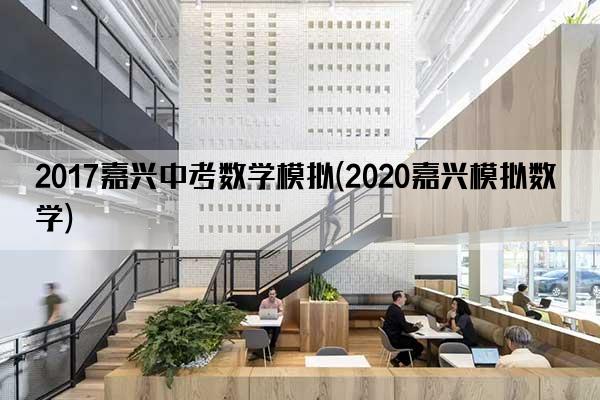 2017嘉兴中考数学模拟(2020嘉兴模拟数学)