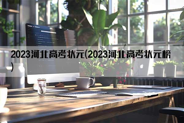 2023河北高考状元(2023河北高考状元榜)